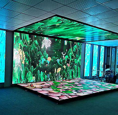 Einstellbare Farbtemperatur und gekrümmte Schlösser Miet LED-Display 500*500mm/500*1000mm