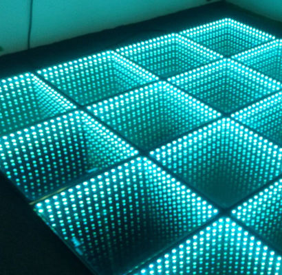 128×128 Schrank Auflösung LED-Bodenbildschirm mit 16-Bit-Farbverarbeitungstechnologie